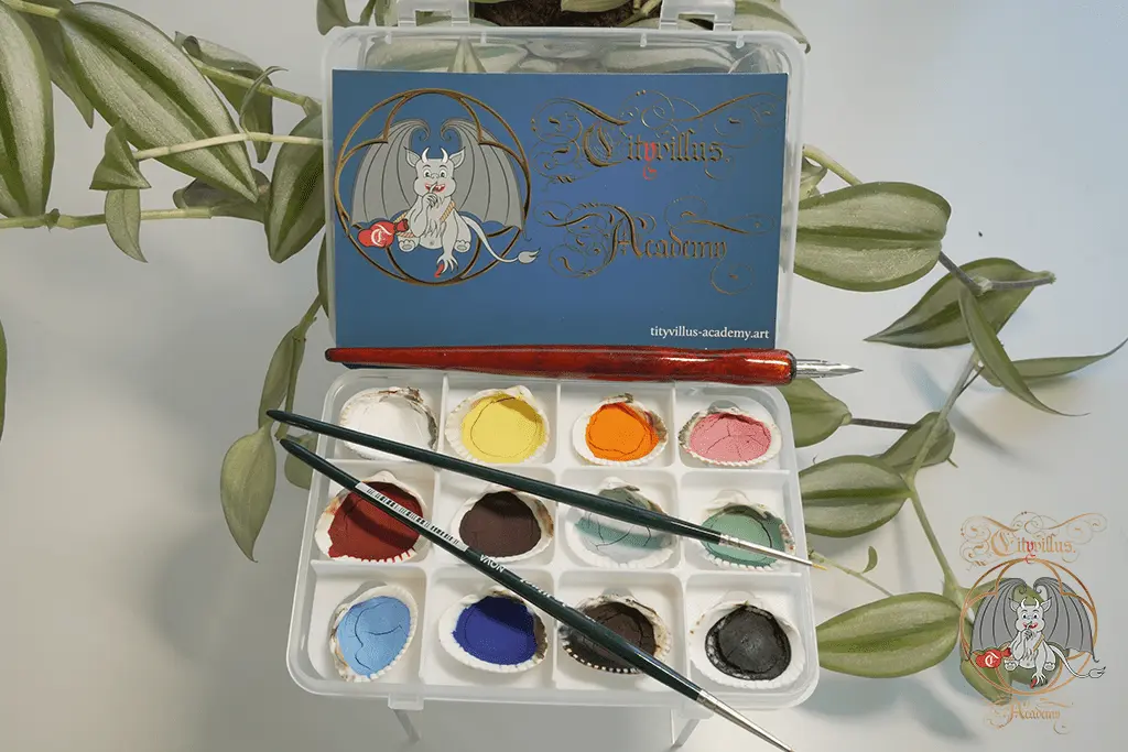 Kit de pigments préparés à la main